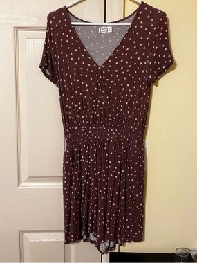Maurices Polka Dot Romper Size Small